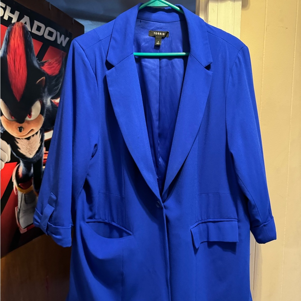 Torrid Royal Blue Blazer